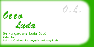 otto luda business card